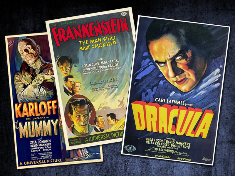 universal horror movie posters