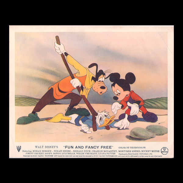 disney fun and fancy free lobby card 4