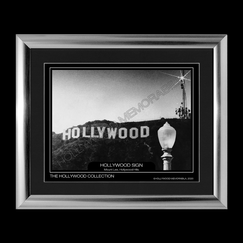 hollywood sign print