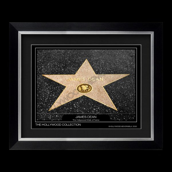 james dean walk of fame star photograph