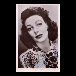 Loretta Young - 8"x6" Framed Print